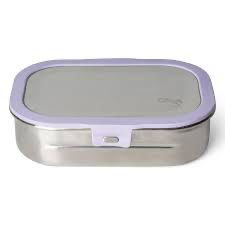 Citron Stainless Steel Lunchbox - Microwave & Dishwasher safe - Purple