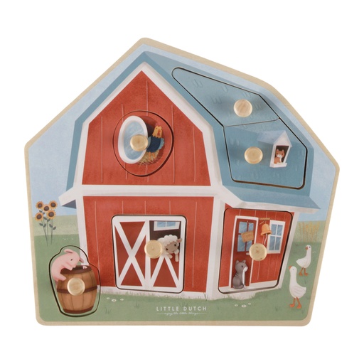 Little Dutch Wooden puzzle - Little Farm