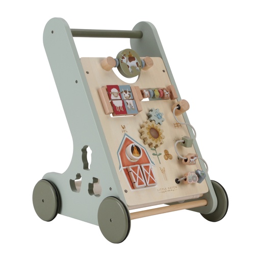 Little Dutch Activity Baby Walker - Farm Edition 