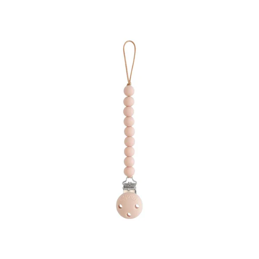 Mushie - Pacifier Clip Blush 