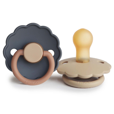 FRIGG Pacifier Daisy Aurora/Croissant 0-6 M