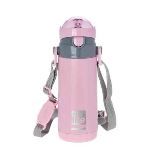 Eco Life Thermos Bottle - Pink 400ml