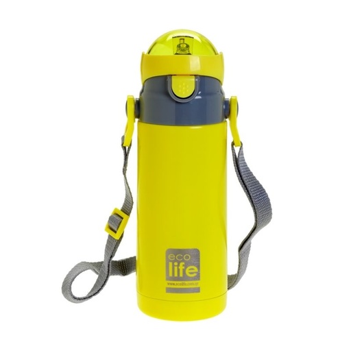 Eco Life thermos bottle - Yellow 400ml