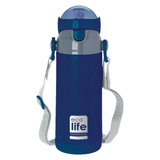 Eco Life Thermos Bottle - Navy Blue 400ml