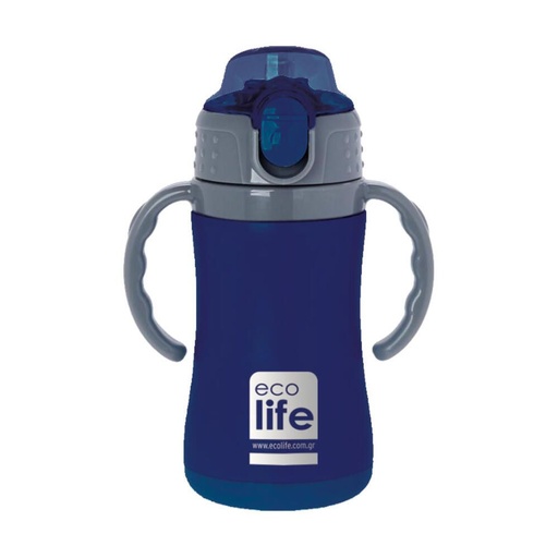 Eco Life Thermos Bottle Navy Blue 300ml
