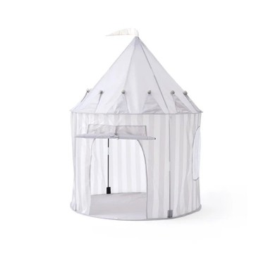 Kids Concept Play Tent Stripe Grey Star 