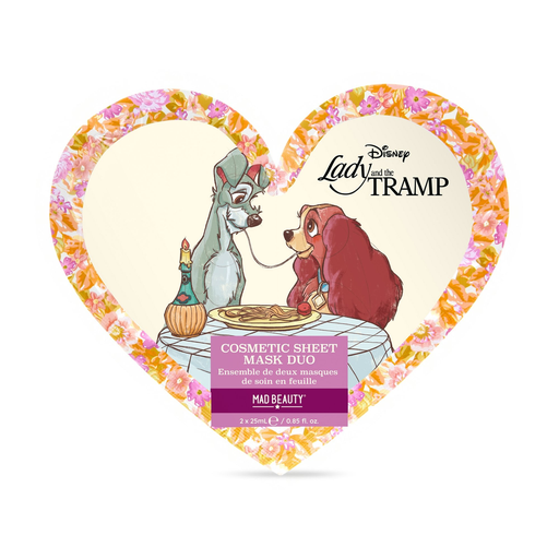Mad Beauty Cosmetic Sheet Mask Duo Lady and the Tramp 