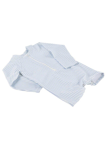 Swim Essentials Swimsuit Blue White Stripes 74/80cm