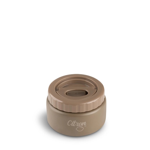 Citron Insulated Food Jar 250ml Brown