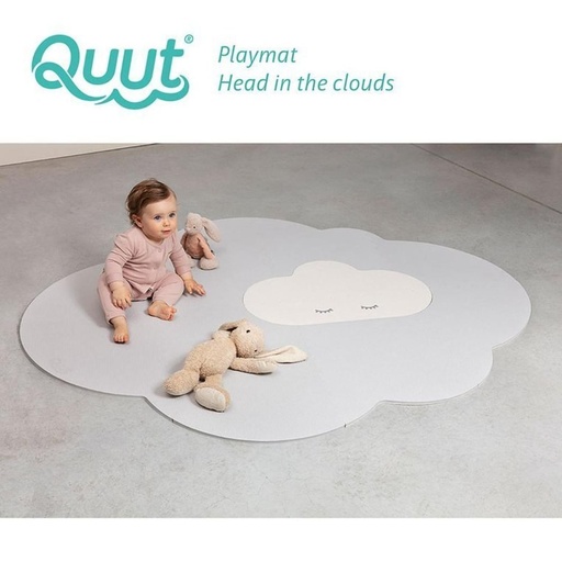 Quut Head in the Clouds Large Playmat Pearl Grey