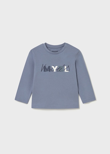 Mayoral Long Sleeve basic t-shirt - Iceberg