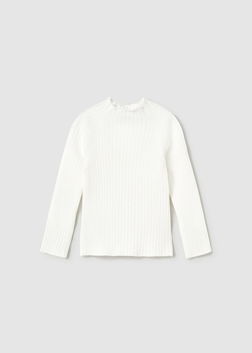 Mayoral Knit mockneck - Natural