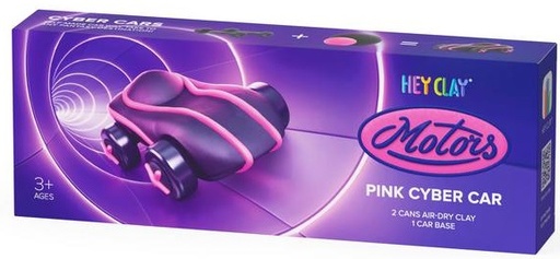 Hey Clay Pink Cyber Car  