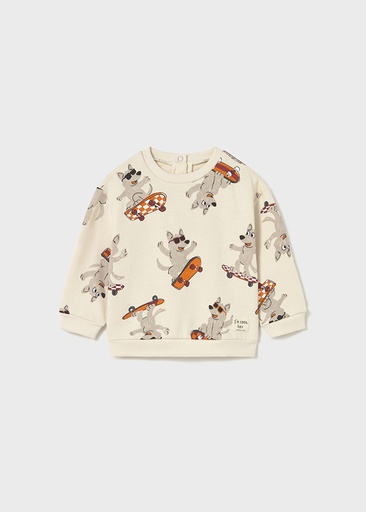 Mayoral Printed pullover - Mushroom