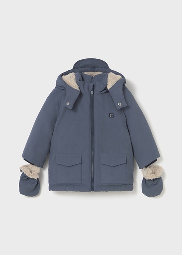 Mayoral Parka coat - Blue Whale