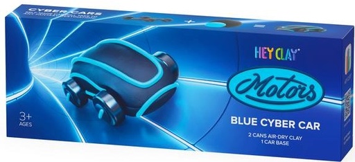 Hey Clay Blue Cyber Car 