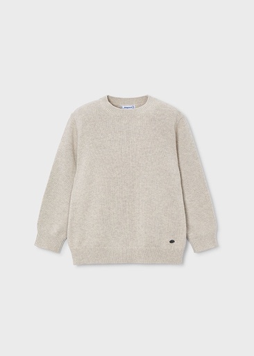 Mayoral Basic crew neck jumper - Chai