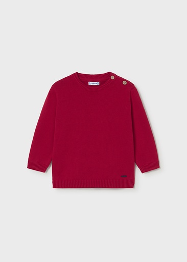 Mayoral Basic crew neck jumper - Red