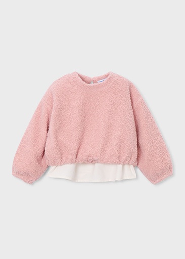 Mayoral Lamb wool combined pullover - Nude