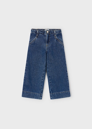 Mayoral Wide leg denim pants - Dark