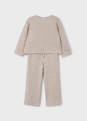 Mayoral Knit pants set - Toffee