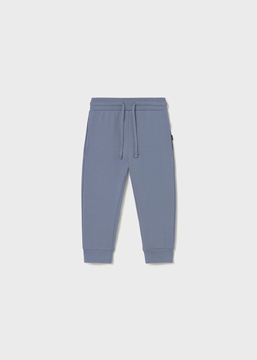 Mayoral Basic cuffed fleece trousers - Iceberg