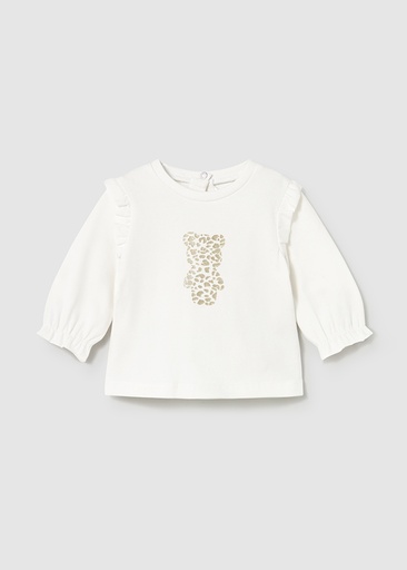 Mayoral Long Sleeve t-shirt - Natural