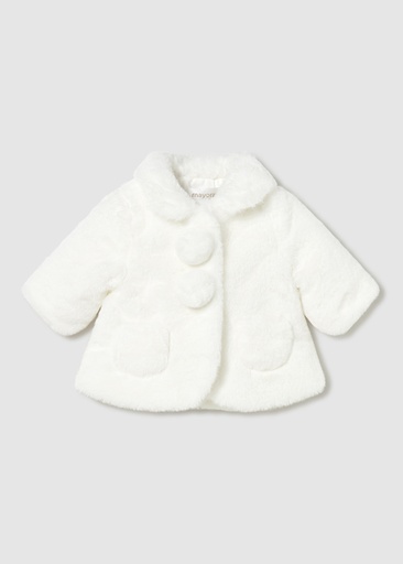 Mayoral Fur coat - Natural