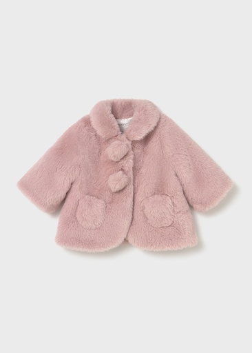 Mayoral Fur coat - Petal