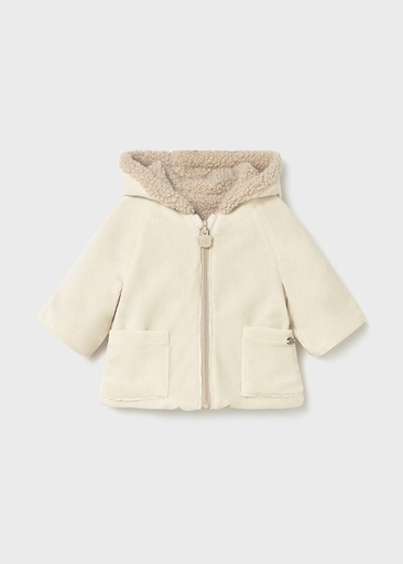 Mayoral Reversible shearling coat - Pottery