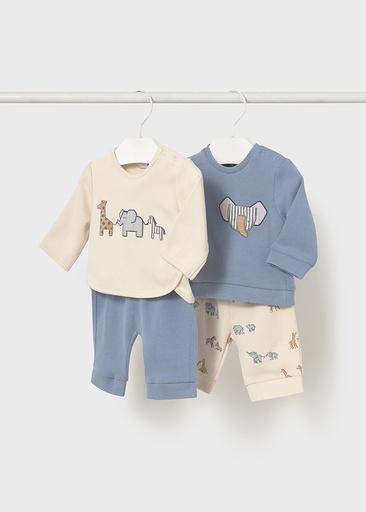 Mayoral Knit set (4 garments) - Blue bell