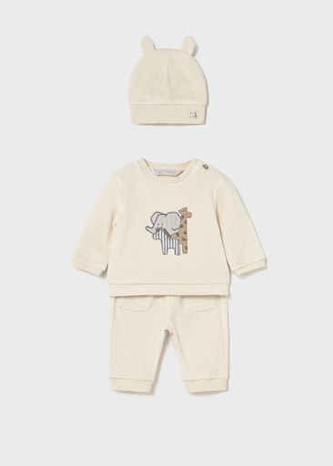 Mayoral 3-piece corduroy tracksuit - Pottery