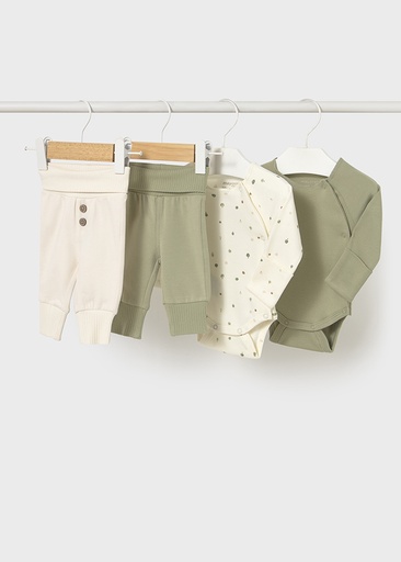 Mayoral Knit set (4 garments) - Sage