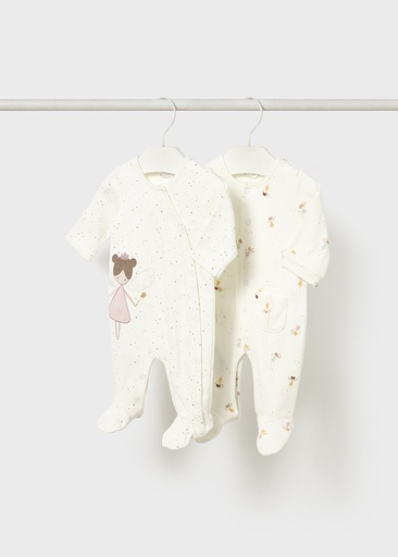 Mayoral Set of 2 bodysuit - Natural