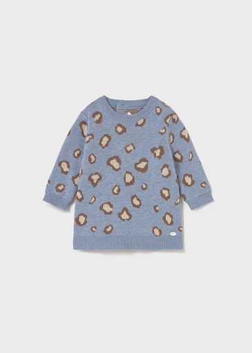 Mayoral Knit dress - H. Skyblue