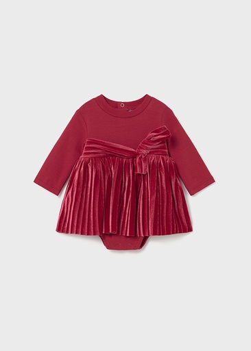 Mayoral Matched romper - Cherry