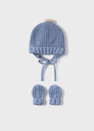 Mayoral Hat & mittens set - Cloud