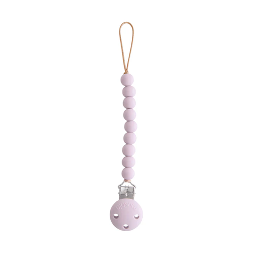 Mushie - Pacifier Clip Hera Lilac 