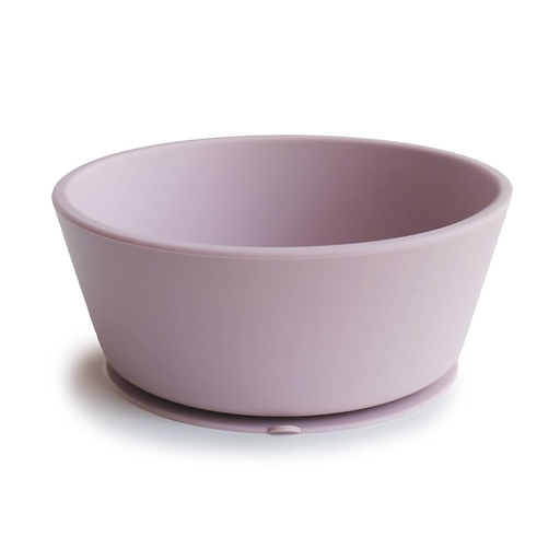 Mushie - Silicone Suction Bowl Soft Lilac 