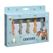 Little Dutch Wax Crayons Forest Friends 