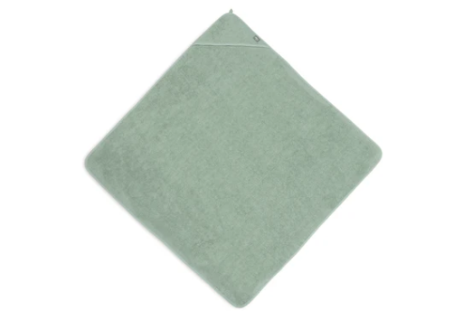 Jollein Bath Cape Terry 75x75 ash Green