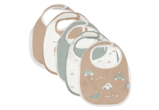 Jollein Bib Waterproof On the go (5pack)