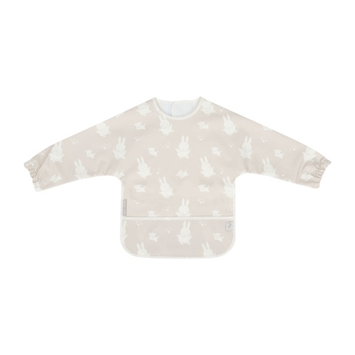 Jollein Miffy Waterproof bib with sleeves Animal Nougat