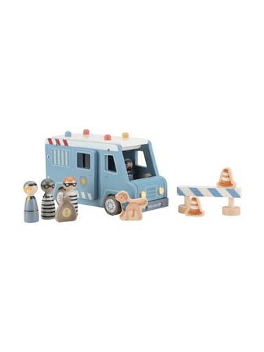 [LD2541] Little Dutch - Wooden police van FSC