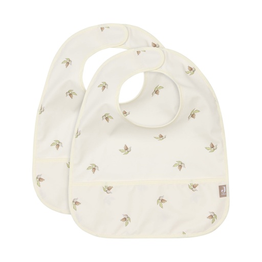 Jollein Waterproof Bib Rosehip (2)