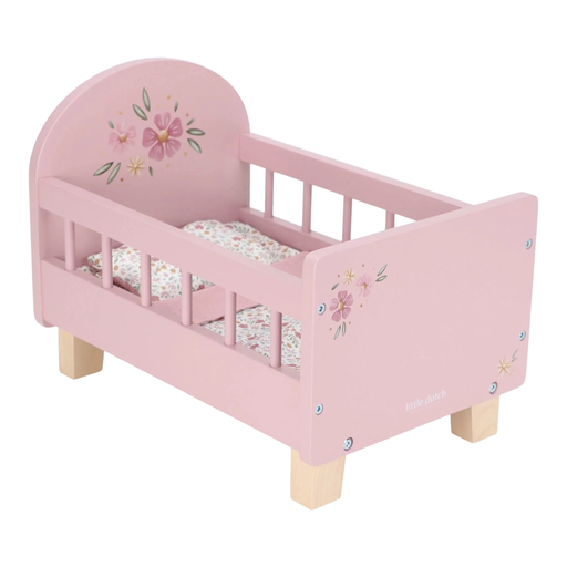 [LD2517] Little Dutch - Wooden doll bed FSC