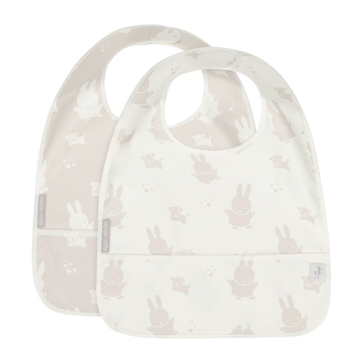 Jollein Miffy Waterproof bibs Nougat (2)