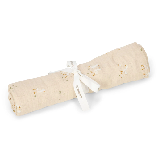 [LD-TE51925032] Little Dutch - Muslin swaddle blanket Little Goose 120x120