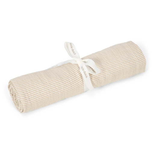[LD-TE51925041] Little Dutch - Muslin swaddle blanket Pure Soft Beige 