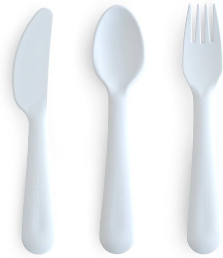 Mushie Cutlery set Powder Blue